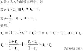 资料分析：一个关于增长率的快速估算公式